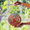 Heroines Of Jericho Symbol Street Of Jericho Sand Red Stained Glass Suncatcher