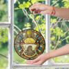 Daughters of Isis DOI Sunset Egyptian Masonic Stained Glass Suncatcher