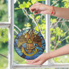 Sunlight Branches Wings Down Rite Of Scottish 32 Stained Glass Suncatcher