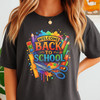 Welcome Back To School Trendy Watercolor Shirt Adult T Shirt S-5XL