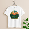 Retro Colorful Forest Landscape Sweatshirt Adult T-shirt S-5XL