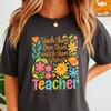 Retro Boho Floral Teacher Appreciation Shirt Adult T Shirt S-5XL