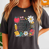 Watercolor Back To School Teacher Shirt Adult T Shirt S-5XL