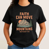 Faith Can Move Mountains Boho Christian Shirt Adult T Shirt S-5XL