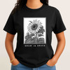 Grow In Grace Sunflower Christian Shirt Adult T Shirt S-5XL