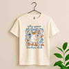 Silly Goose Teacher Club Funny Floral Shirt Adult T Shirt S-5XL