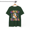 Preppy Spooky Teacher Retro Halloween Ghost Shirt Adult T Shirt S-5XL