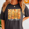 Cute Scarecrow Fall Vibes Autumn Shirt Adult T Shirt S-5XL