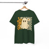 Checkered Ghost Cute Halloween Floral Shirt Adult T Shirt S-5XL