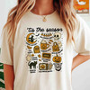 Vintage Halloween Pumpkin Witch Shirt Adult T Shirt S-5XL