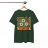 Boho Fall Floral Retro Pumpkin Shirt Adult T Shirt S-5XL