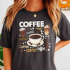 Retro Coffee Lover Funny Barista Shirt Adult T Shirt S-5XL