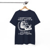 Cat Coffee Retro Meme Shirt Adult T Shirt S-5XL