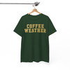 Retro Coffee Weather Glitter Design Shirt Adult T Shirt S-5XL