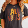 Fall Vibes Pumpkin Thanksgiving Shirt Adult T Shirt S-5XL