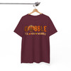 Gobble Til You Wobble Funny Turkey Shirt Adult T Shirt S-5XL
