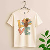 Love Turkey Cute Thanksgiving Shirt Adult T Shirt S-5XL