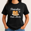 Pancakes And Panic Attacks Retro Mental Health Shirt Adult T Shirt S-5XL