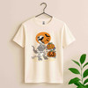 Halloween Cat And Pumpkin Spooky Shirt Adult T Shirt S-5XL