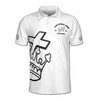 Custom Name Knight Templar Freemason White 3D Polo Shirt S-5XL