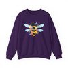 Cute Floral Bee Sweatshirt Honeybee Gift Adult S-5XL