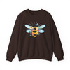 Cute Floral Bee Sweatshirt Honeybee Gift Adult S-5XL