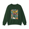 Boho Teacher Love Inspire Sweatshirt Retro Floral Adult S-5XL