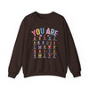 You Are Alphabet Teacher Welcome Back Sweatshirt Adult S-5XL