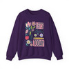 Boho Floral Teacher Lets Learn Sweatshirt Adult S-5XL