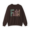 Retro Faith Christian Cross Sweatshirt Adult S-5XL