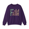Retro Faith Christian Cross Sweatshirt Adult S-5XL