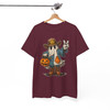 Halloween Witch And Pumpkin Shirt Adult T Shirt S-5XL