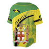 Custom Name Jamaica Flag Coat Of Arms Of Jamaica Patriotic Baseball Jersey S-5XL