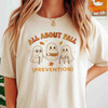 Ghost All About Fall Prevention Shirt Occupational Therapy Halloween T-Shirt S-5XL