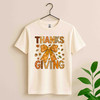 Thanksgiving Bow Shirt Cute Fall Family Matching T-Shirt S-5XL