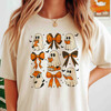 Cute Ghost Bow Halloween Shirt Kawaii Spooky T-Shirt S-5XL