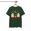 Cute Ghost Campfire Halloween Shirt Cozy Fall T-Shirt S-5XL
