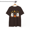 Cute Ghost Campfire Halloween Shirt Cozy Fall T-Shirt S-5XL