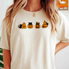 Jack O Lantern Halloween Shirt Cute Pumpkin Face T-Shirt S-5XL