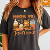 Pumpkin Spice Jesus Christ Shirt Christian Pumpkin Bible Verse Fall T-Shirt S-5XL