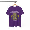 Sorry I'm Late His Timing Not Mine Shirt Cute Praying Cat Christian T-Shirt S-5XL