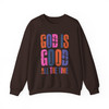 God Is Good All The Time Retro Sweatshirt Adult S-5XL