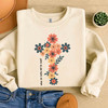 Floral Women Of The Bible Sweatshirt Adult S-5XL