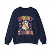 Preppy Spooky Teacher Halloween Sweatshirt Adult S-5XL