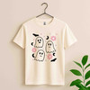 Cute Kawaii Ghost Halloween Shirt Adult T-Shirt S-5XL