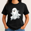Shimmer Ghost Halloween Shirt Glitter Spooky Adult T-Shirt S-5XL