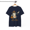 Retro Cowboy Ghost Halloween Shirt Western Adult T-Shirt S-5XL