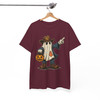 Retro Cowboy Ghost Halloween Shirt Western Adult T-Shirt S-5XL