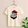Merry Christmas Santa Joyful Mistletoe Winter Shirt T-shirt S-5XL