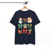 Merry Christmas Cute Santa Holiday Family Xmas Winter T-shirt S-5XL